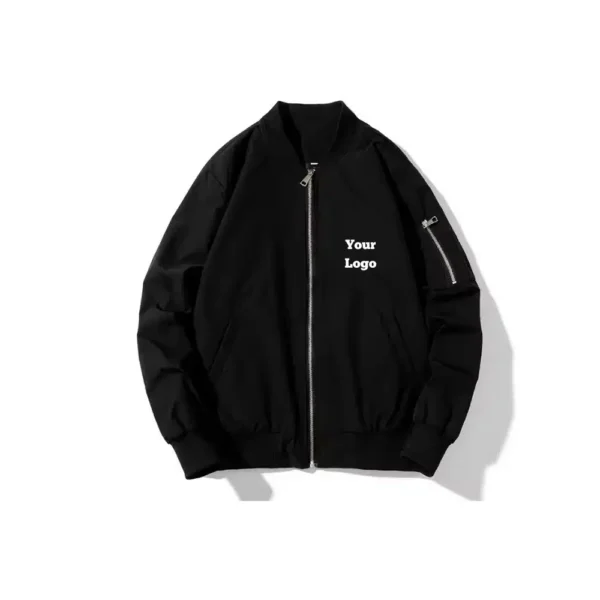 Custom Unisex Bomber Windproof Jacket