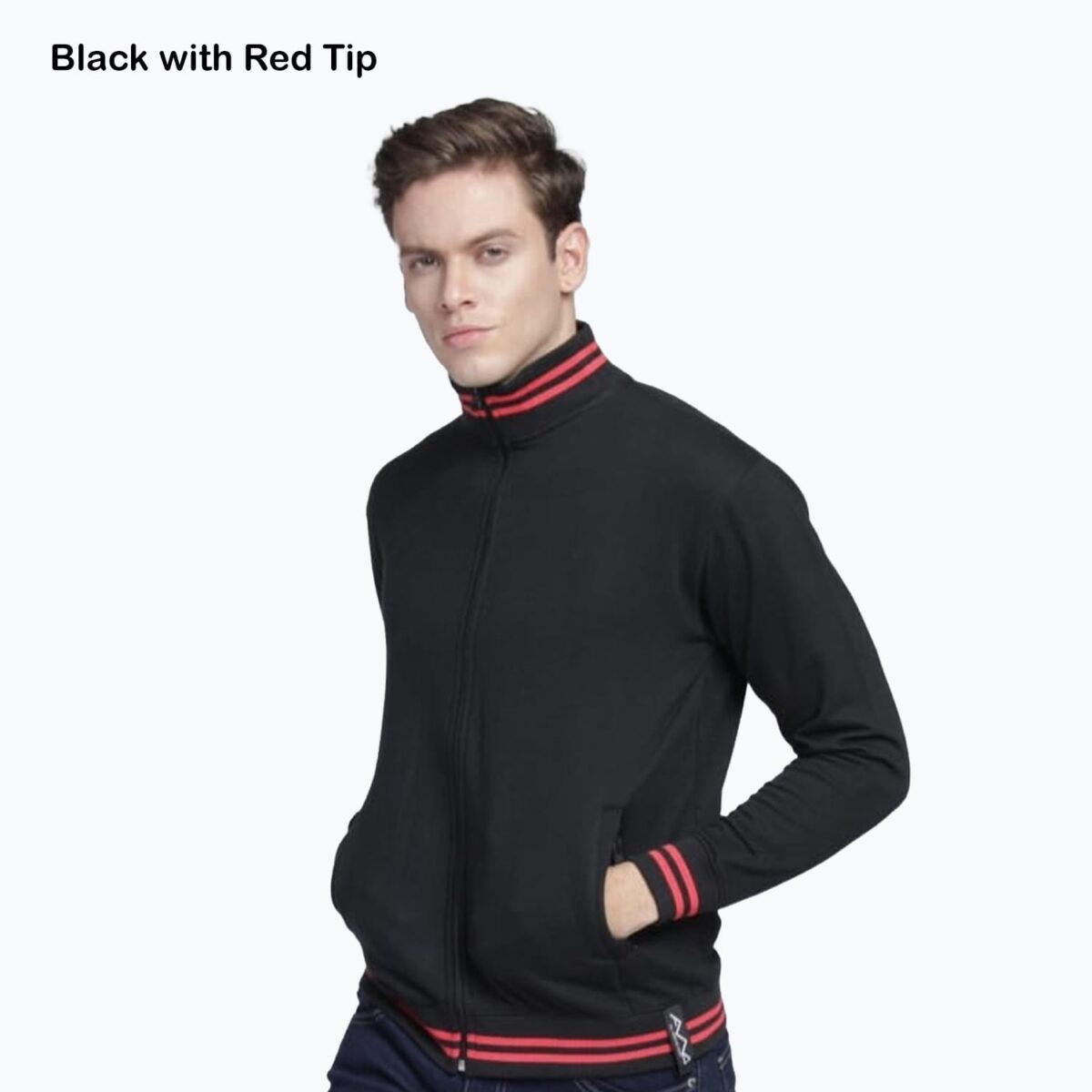 AWG Sports Highneck Zipped Sweatshirt- Customizable - Image 4