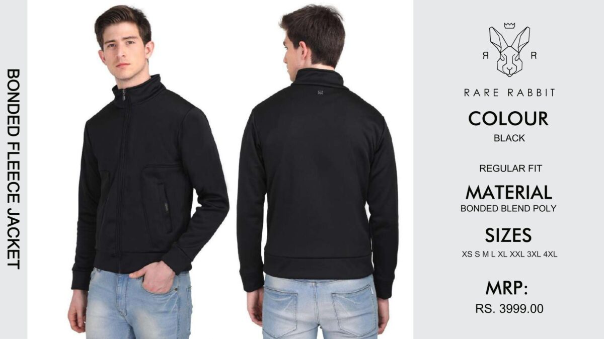 Customized Rare Rabbit Bonded Fleece Jacket - Image 2