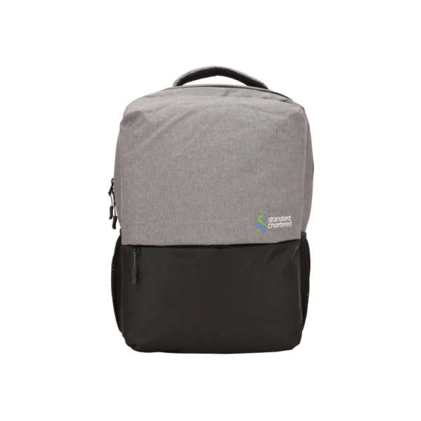 Milange Grey Customizable Laptop Backpack