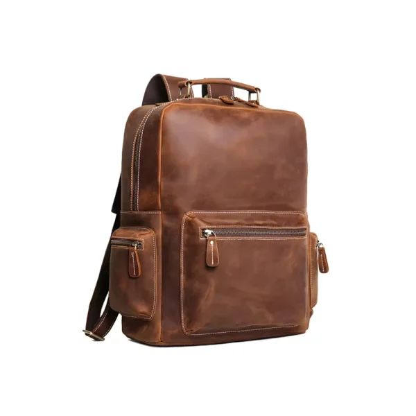 Customizable Premium Leather Vintage Backpack