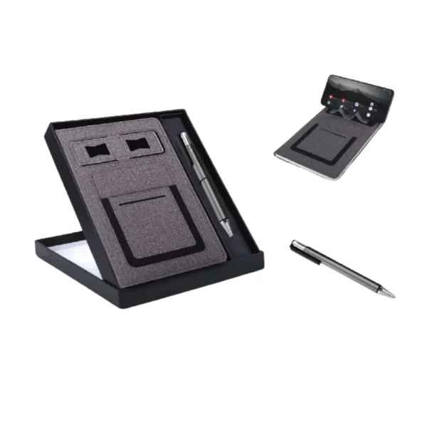 Grey Multifunctional Notebook Gift Set