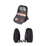 Custom 2 Tone Laptop Bag with Logo, dual pocket - Image 2