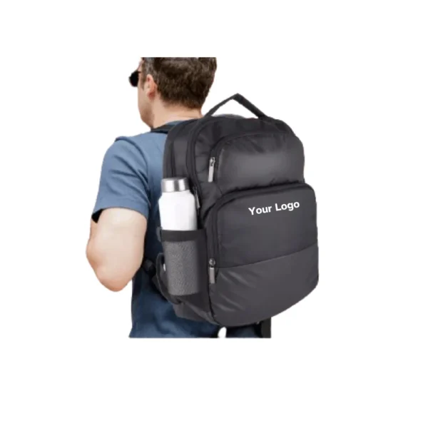 Custom 2 Tone Laptop Bag with Logo, dual pocket