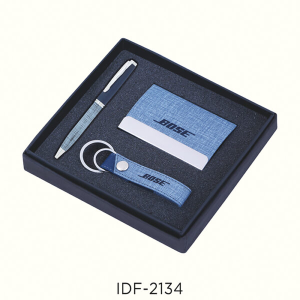 Cardholder Pen and Keychain Gift Set