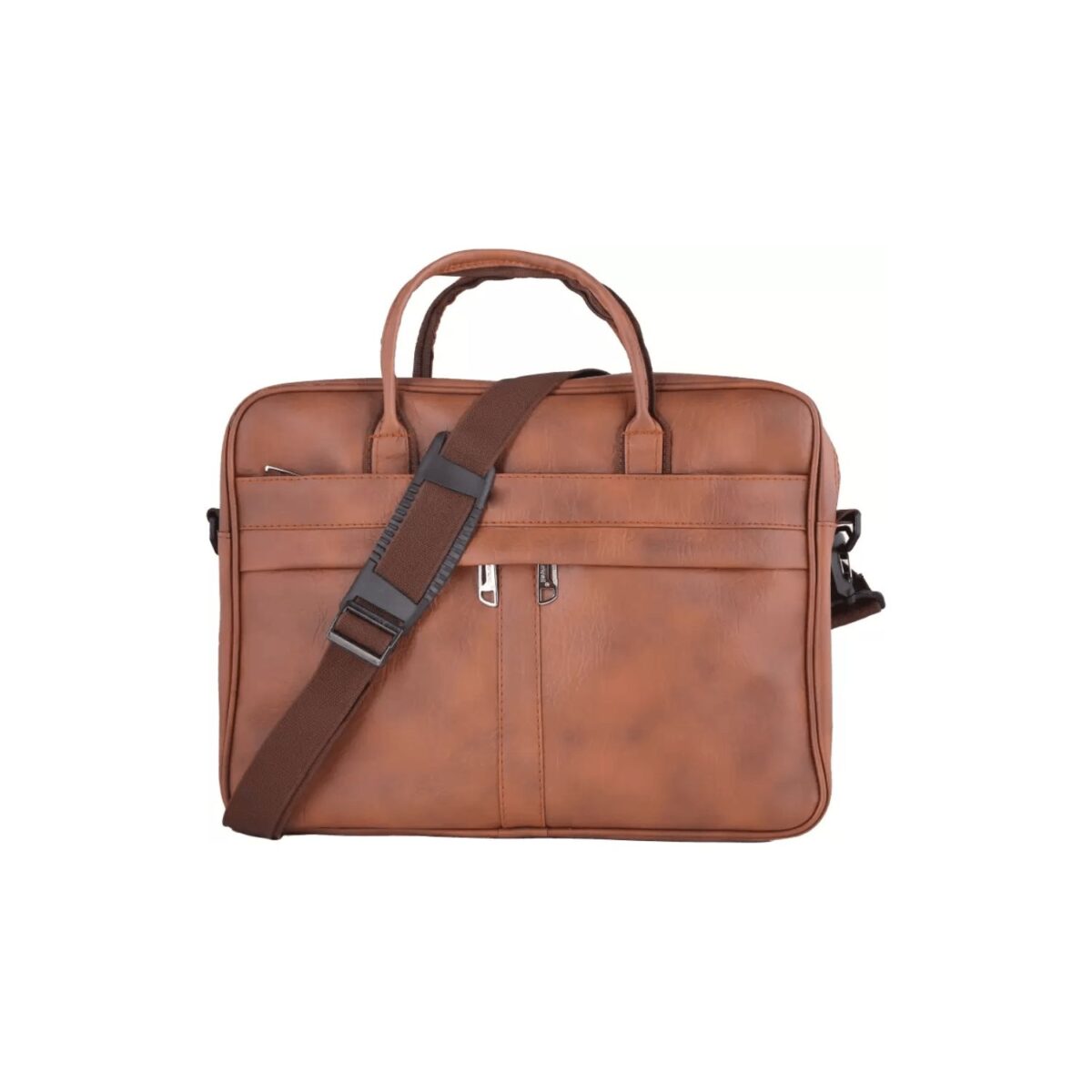 Customizable Tan Laptop Bag - Image 2