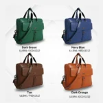 Executive Laptop Messenger Bag in Blue - Image 2