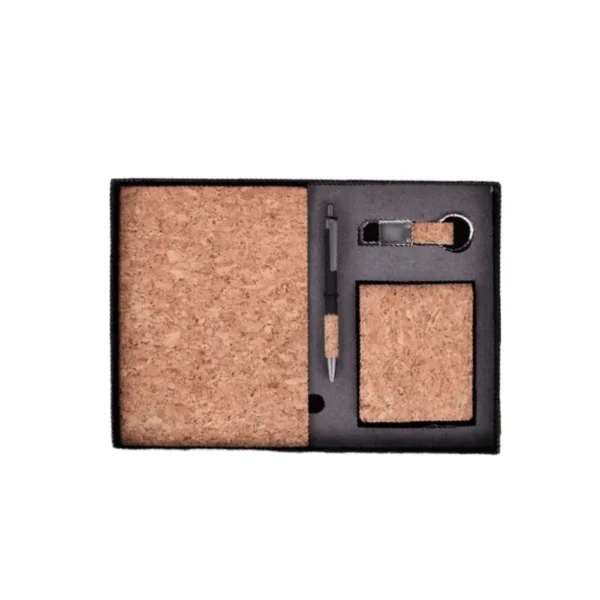 Cork Based Eco-Friendly Gift Set 4in1