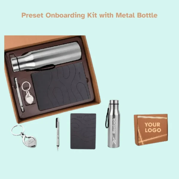 Freshers Onboarding Kit with Metal Grey Bottle