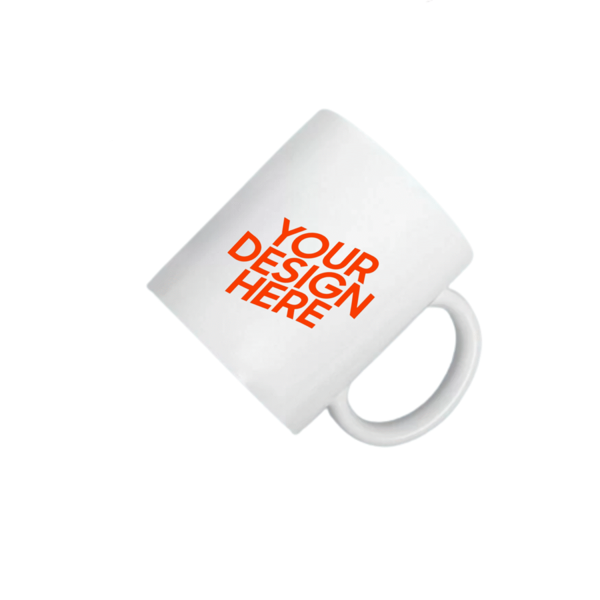 Custom Ceramic White Coffee Mug - Image 2