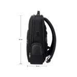 Designer Business Nylon Laptop Backpack with Logo Print - Image 3