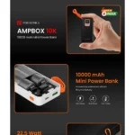 Ampbox 10k 10000 mAh Mini PowerBank - Image 3