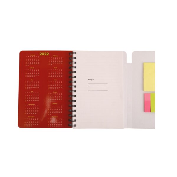 A5 Custom Notebook with Sticky and Pen