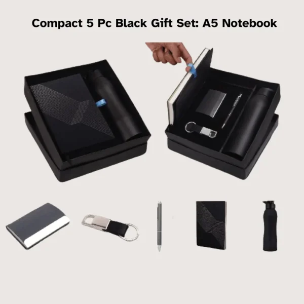 Freshers Onboarding 5in1 Black Gift Set
