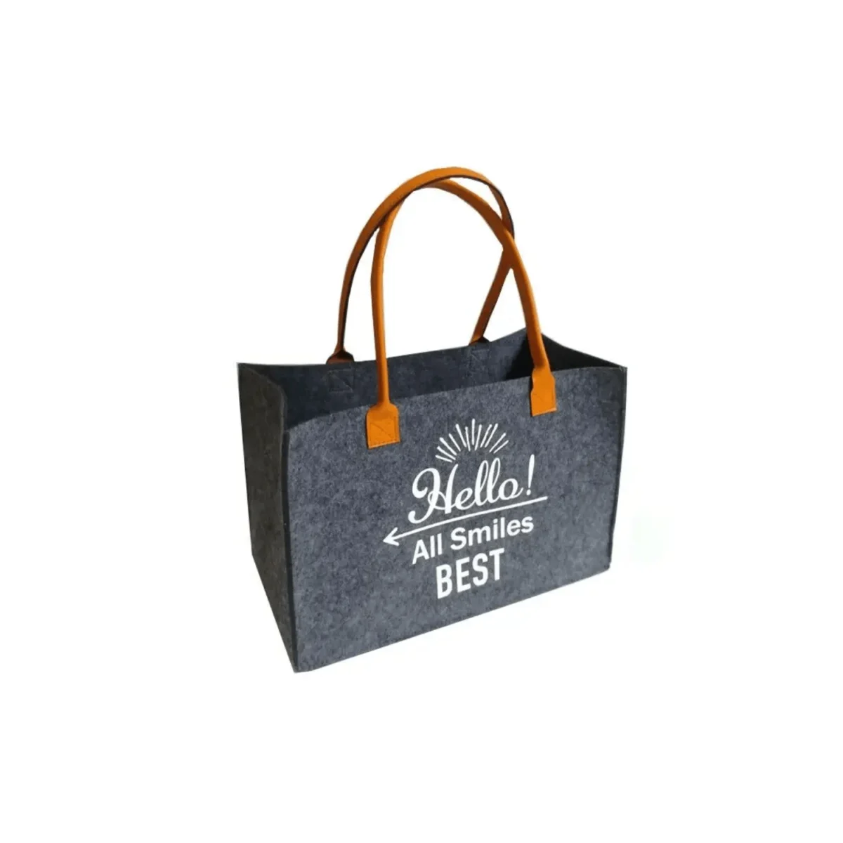 Eco friendly Customizable Felt Bag in bulk - Image 2