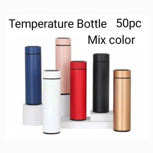 Customized Temprature Water Bottle Multi Color