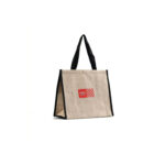 Custom Logo Eco friendly Laminated Jute Bag wholesale - Image 4