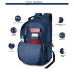 Tommy Hilfiger Navy Blue Joshua Backpack - Image 3