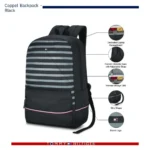 Tommy Hilfiger Black Coppel Backpack - Image 2