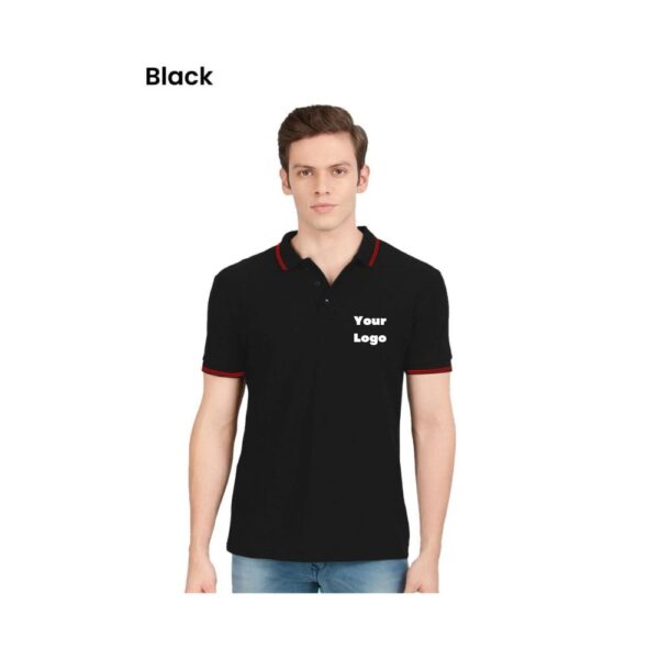 AWG Green Polo T-Shirt With Contrast Tipping
