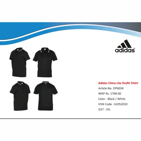 Customized Adidas Clima Lite Dryfit Tshirt
