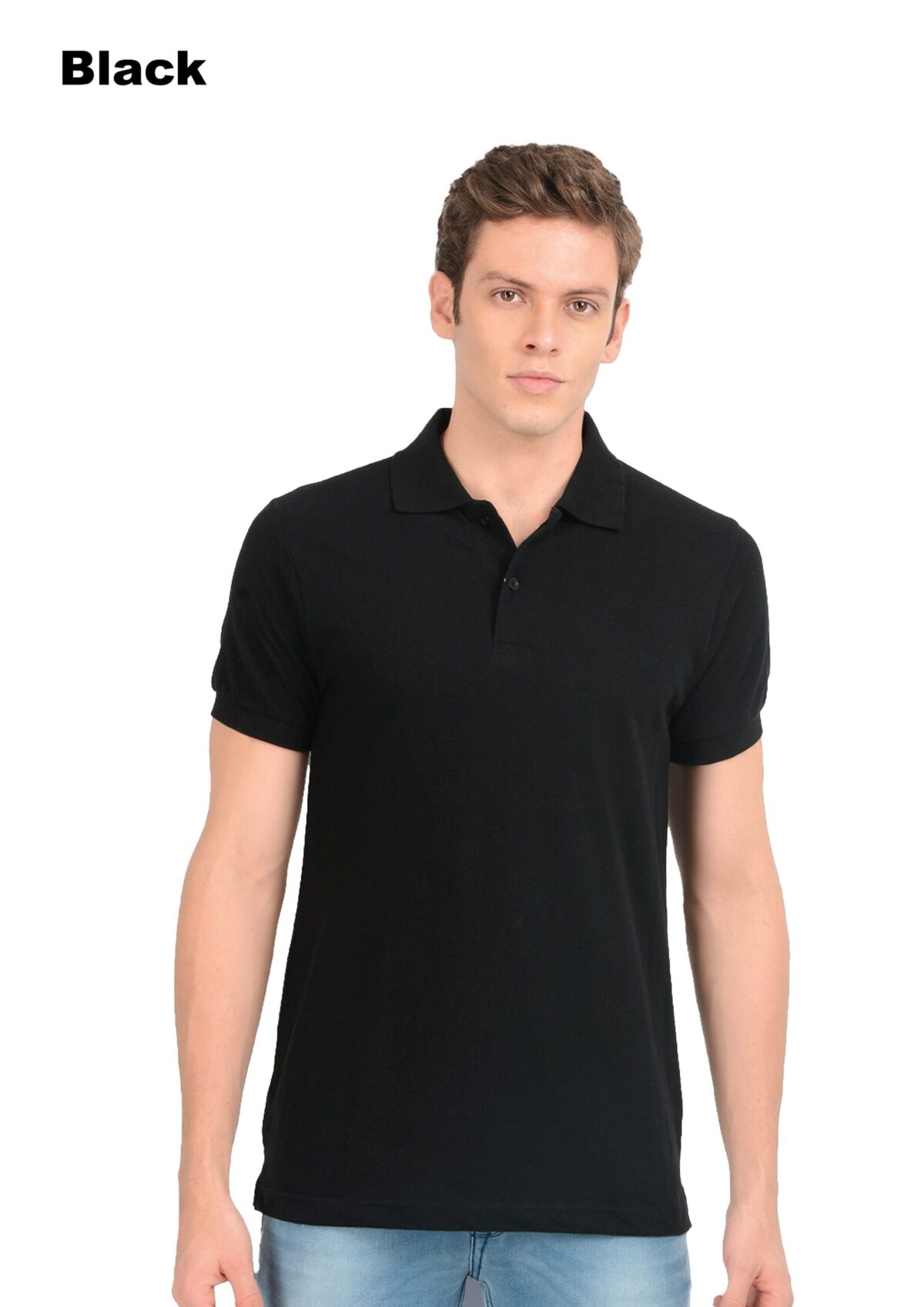 AWG Green Polo T-Shirt With Contrast Tipping - Image 3