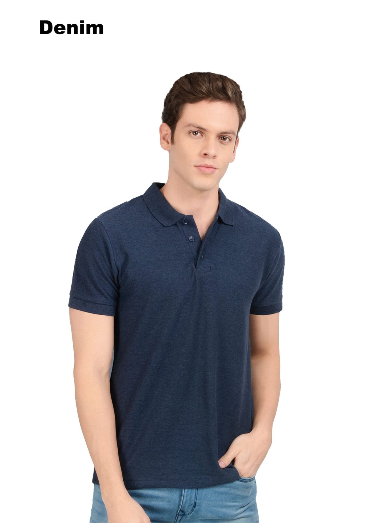 AWG Green Polo T-Shirt With Contrast Tipping - Image 5