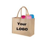 Eco-Friendly Custom Jute Tote Bag - Image 2