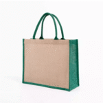 Two Tone Custom Jute Bag for bulk quantity order - Image 2