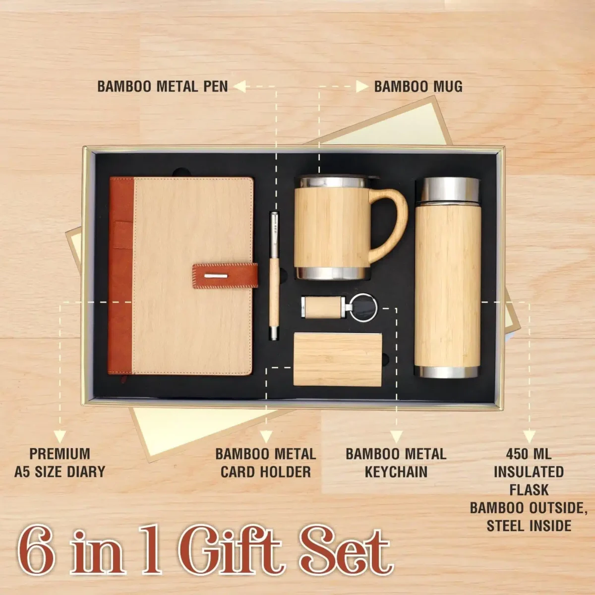 6in1 Eco-Friendly Employee Welcome Set - Image 1